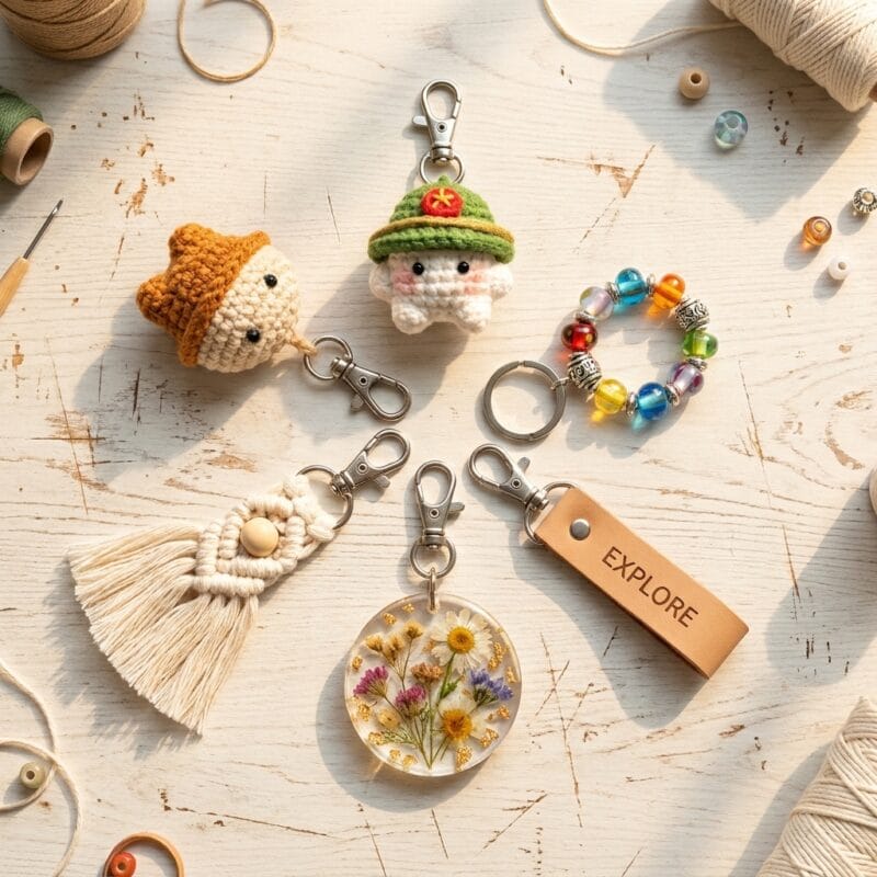 Hướng Dẫn Cách Làm Móc Khóa Treo Cặp Không Đụng Hàng: Top 5 Bí Kíp Cực Dễ Cho Team Thích Handmade