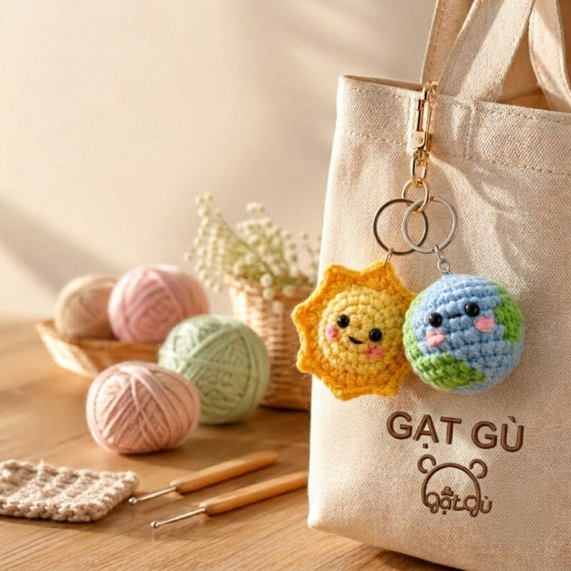 Bật Mí Từ Chuyên Gia: Hướng Dẫn Làm Móc Khóa Gấu Bông Handmade Siêu Xinh Chỉ Trong 30 Phút