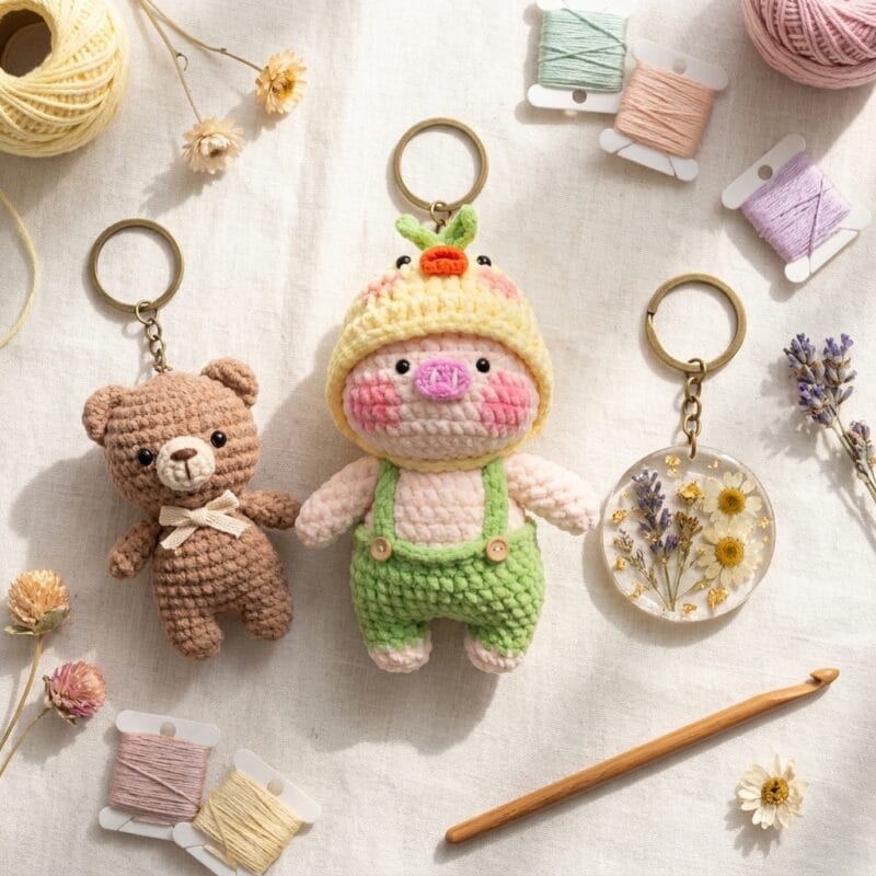 Khám Phá các Loại Móc Khóa Handmade Cực Hot: Đâu Là Chân Ái Của Số 1 Bạn ?