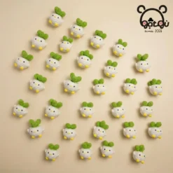 Móc khóa len handmade củ cải Gật Gù Người bạn nhỏ xua tan muộn phiền