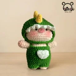Heo len handmade Gật Gù Khủng long nhỏ xoa dịu tâm hồn