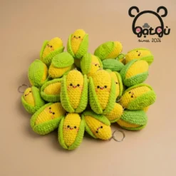 Móc khóa bắp ngô Gật Gù niềm vui nhỏ bé sưởi ấm trái tim