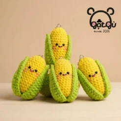 Móc khóa bắp ngô Gật Gù niềm vui nhỏ bé sưởi ấm trái tim