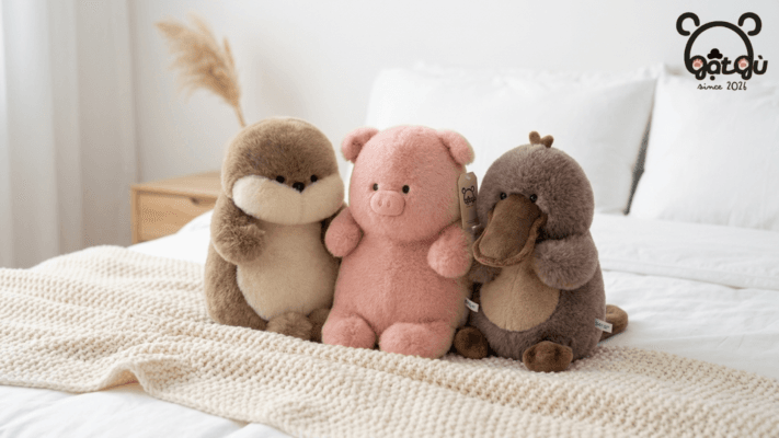 Các mẫu gấu bông ôm hình thú