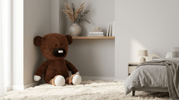 gấu Teddy Mr Bean trang trí phòng