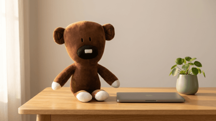 Gấu Teddy mr bean trang trí phòng size 55cm 