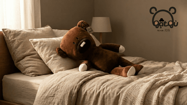 Gấu Teddy mr bean size 75cm