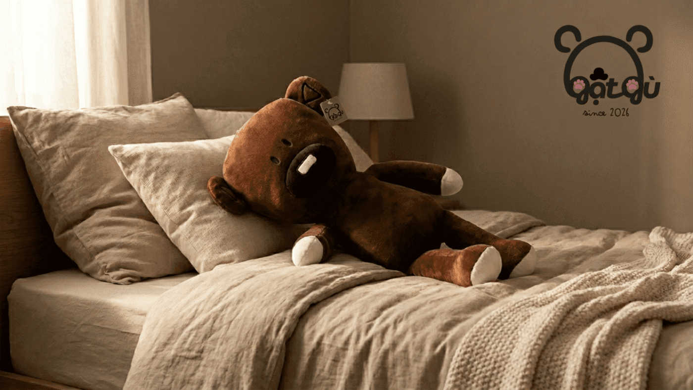 Lựa chọn Gấu Teddy Mr Bean: Kích thước nào là "chân ái" cho 1 căn phòng của bạn?