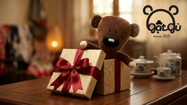 Gấu Teddy Mr Bean làm quà tặng