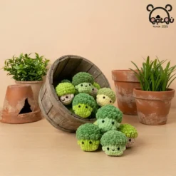 Móc khóa bông cải
