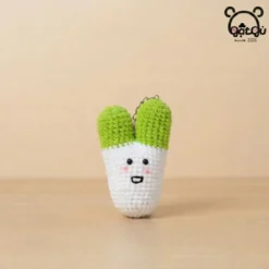 Móc khóa hành lá handmade Gật Gù an ủi tâm hồn