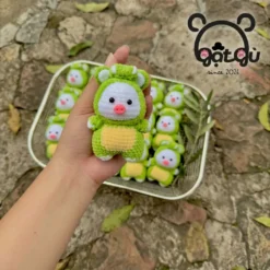 Móc khóa Heo Gật Gù cosplay khủng long