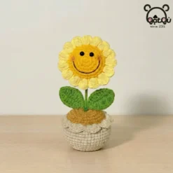 chậu hoa handmade Gật Gù nhỏ nhắn dễ thương