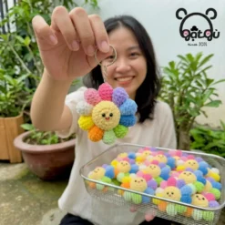 Alternative view of Hoa ngũ sắc handmade Gật Gù chữa lành con tim