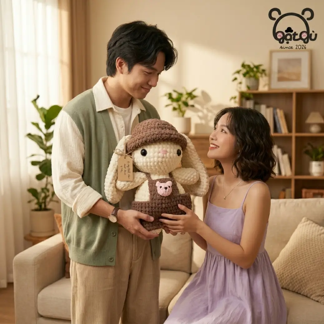 Gấu Len Thỏ nâu Gật Gù người bạn xua mọi âu lo - Ảnh 3