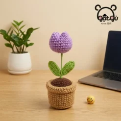 chậu hoa handmade Gật Gù nhỏ nhắn dễ thương