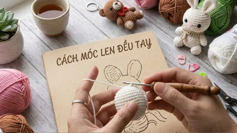 Cách Móc Len Đều Tay
