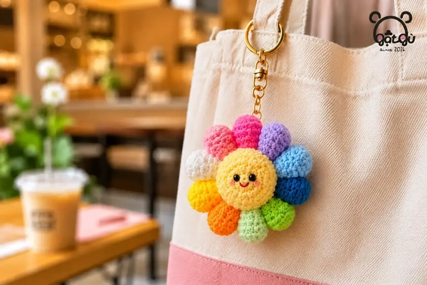 Các mẫu móc khoá len làm quà sinh nhật handmade tinh tế