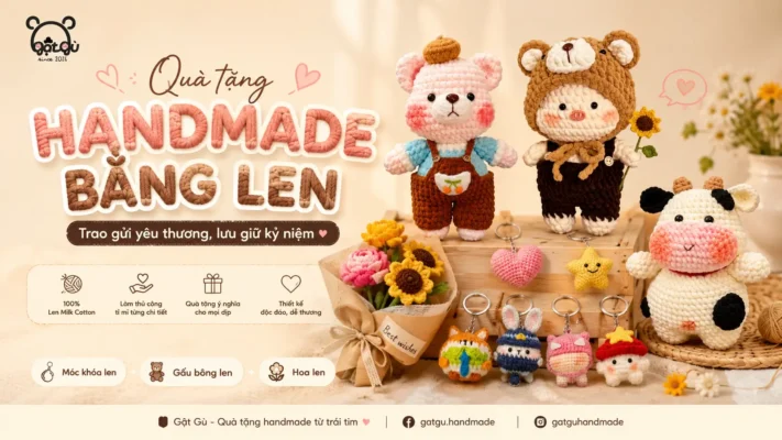 Quà Tặng Handmade Bằng Len Được Yêu Thích Nhất