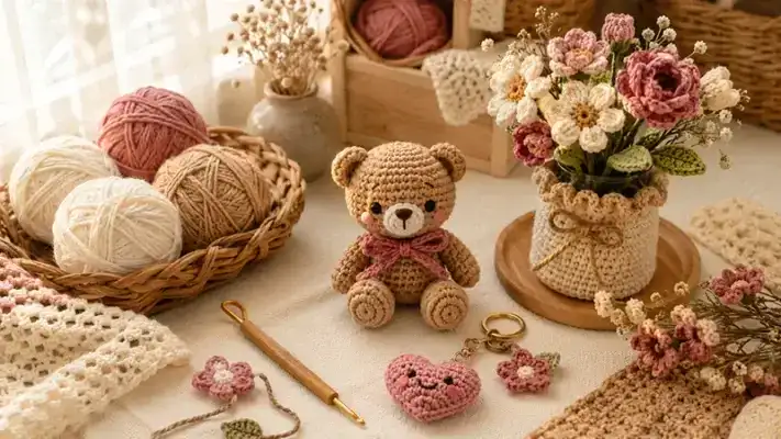 Crochet là gì? Từ móc len đến quà handmade