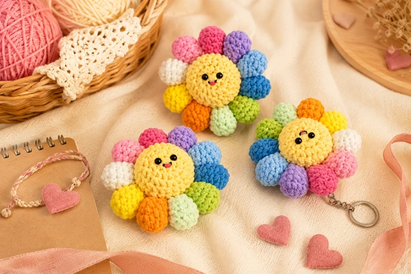 Móc khóa len Gật Gù làm quà tặng bạn thân
