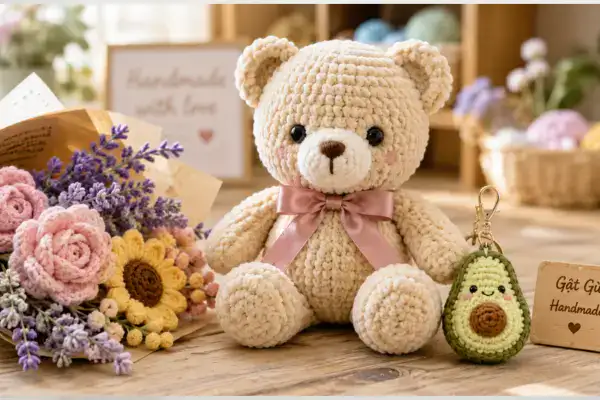 Cách móc len bằng đũa