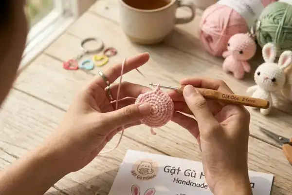 cách móc len bằng đũa